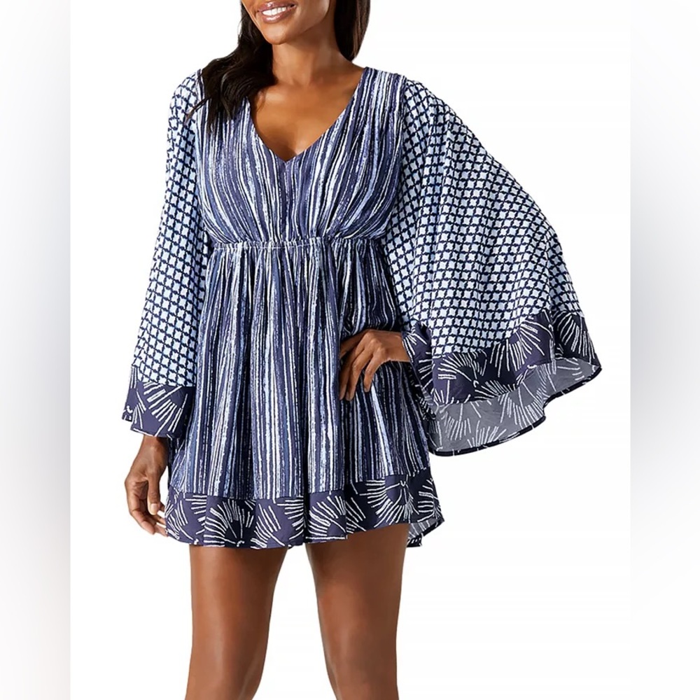 Tommy Bahama Sanibel Blues Pintuck Cover Up